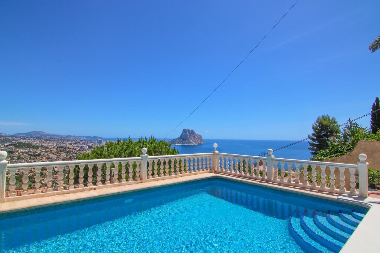 Villa Con Piscina Y Vistas Al Mar - Mar 27 H Calpe Kültér fotó